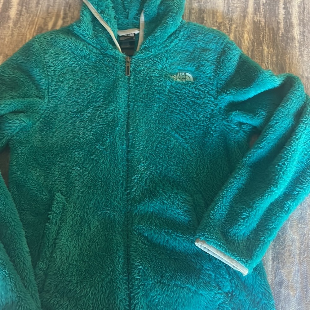 Cozy Northface zip up hoodie womens size small - Picture 2 of 11